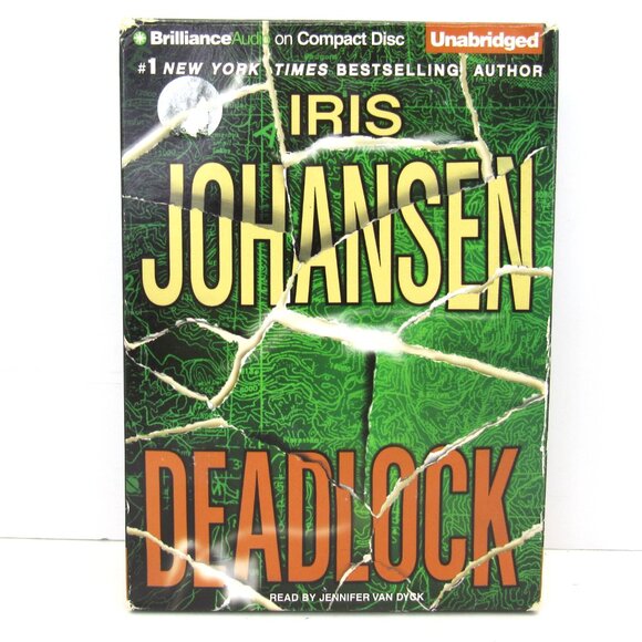 Iris Johansen Brilliance Audio On CD Lot of 2 Deadlock, and Pandora's Daughter - Picture 2 of 6